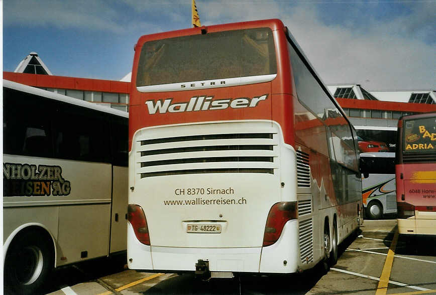 (083'601) - Walliser, Aadorf - TG 48'222 - Setra am 6. M�rz 2006 in Gen�ve, Palexpo