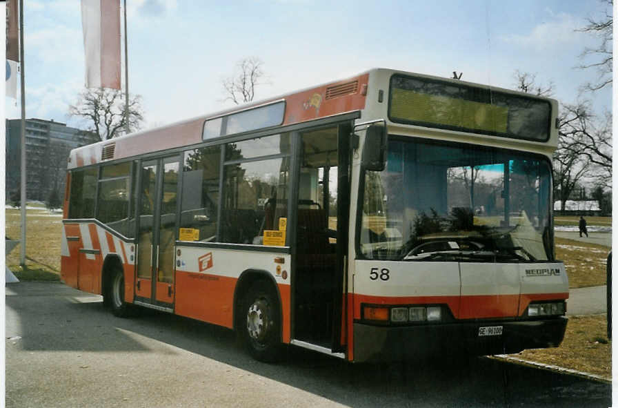 (083'610) - Dupraz, Gen�ve - Nr. 58/GE 96'100 - Neoplan am 6. M�rz 2006 in Gen�ve, Palexpo