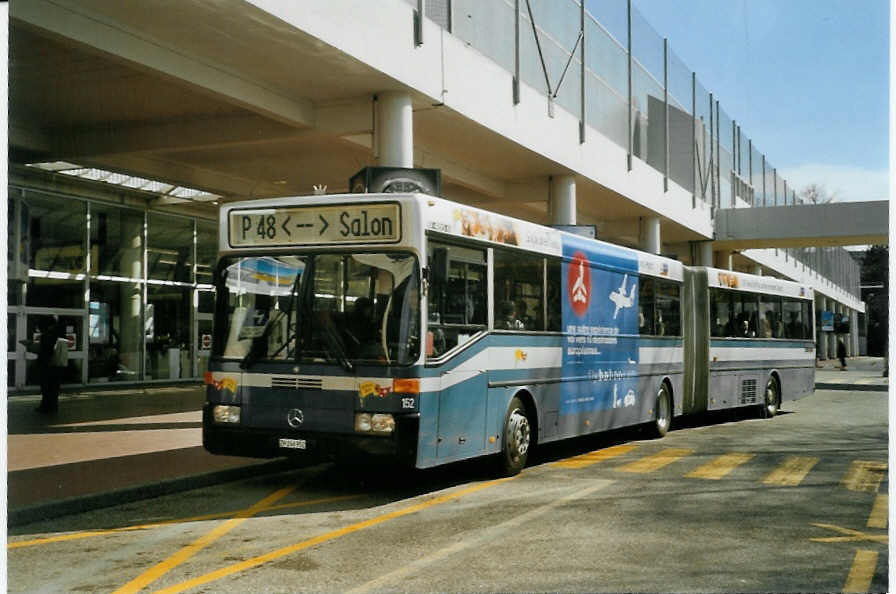 (083'616) - VZO Gr�ningen - Nr. 152/ZH 246'952 - Mercedes (ex Nr. 52) am 6. M�rz 2006 in Gen�ve, Palexpo (Einsatz Dupraz)