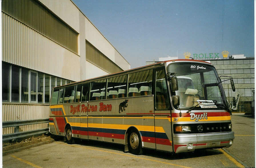 (083'907) - Dysli, Bern - Nr. 25 - Setra am 18. M�rz 2006 in Biel, Rattinbus