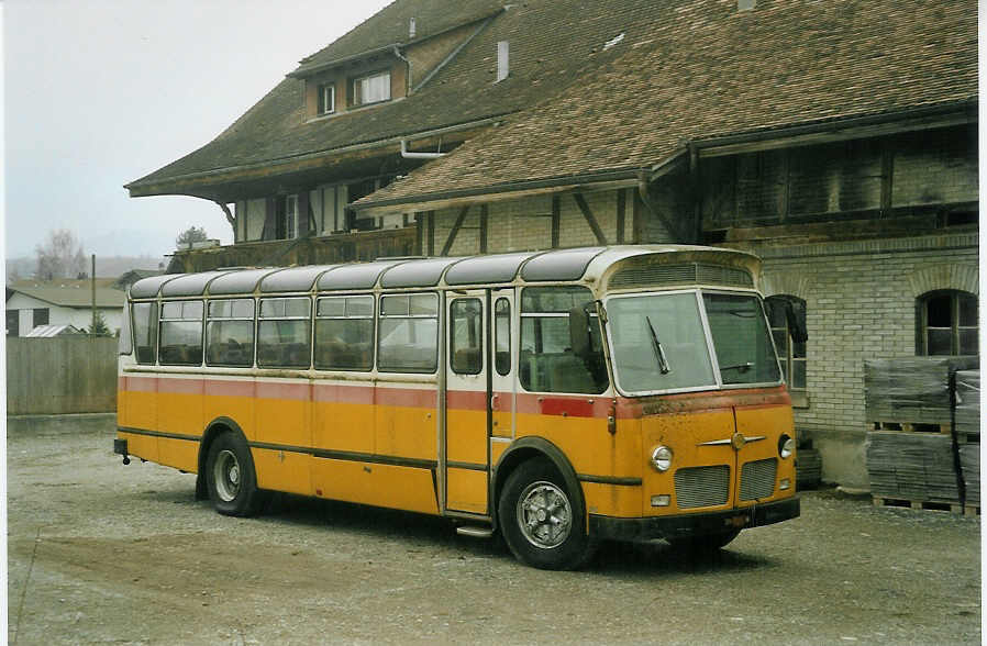 (084'025) - Brunner, Thun - FBW/Hess (ex Bischofberger, Heerbrugg; ex P 24'164) am 20. M�rz 2006 in Thun-Allmendingen, Zelgli 
