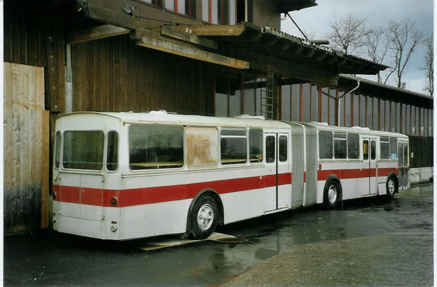 (084'110) - AS Engi (RWB) - Nr. 20 - Saurer/T�scher (ex ASS Schleitheim Nr. 10) am 2. April 2006 in Selzach, Halle TVS
