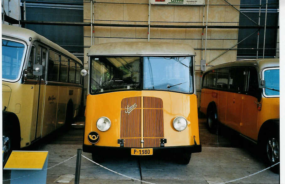 (085'910) - PTT-Regie - P 1980 - Saurer/Saurer am 5. Juni 2006 in Bern, Museum f�r Kommunikation
