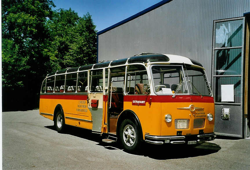 (086'703) - Meier, Gr�t - ZH 733'754 - FBW/R&J (ex Str�ssle, Wengen; ex Kasper, Poschiavo) am 18. Juni 2006 in Wetzikon, FBW-Museum