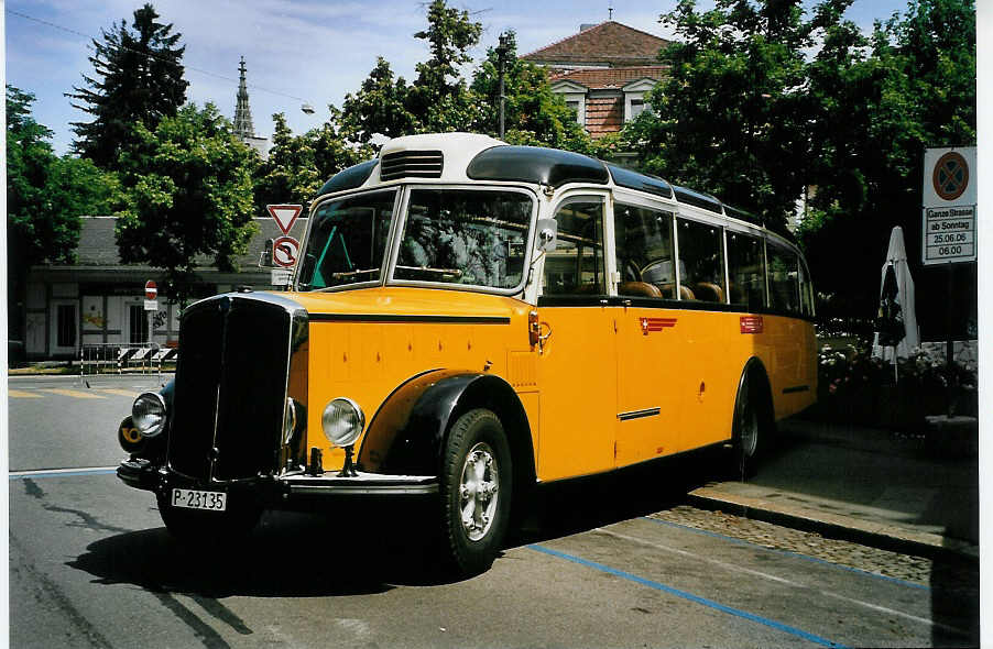 (086'924) - PTT-Regie - P 23'135 - Saurer/Eggli am 25. Juni 2006 in Bern, Museum f�r Kommunikation