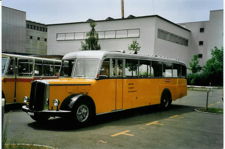 (087'004) - Stutz, Oberlunkhofen - AG 13'756 - Saurer/T�scher (ex Nr. 1; ex Dubs, Stallikon) am 25. Juni 2006 in Bern, Museum f�r Kommunikation