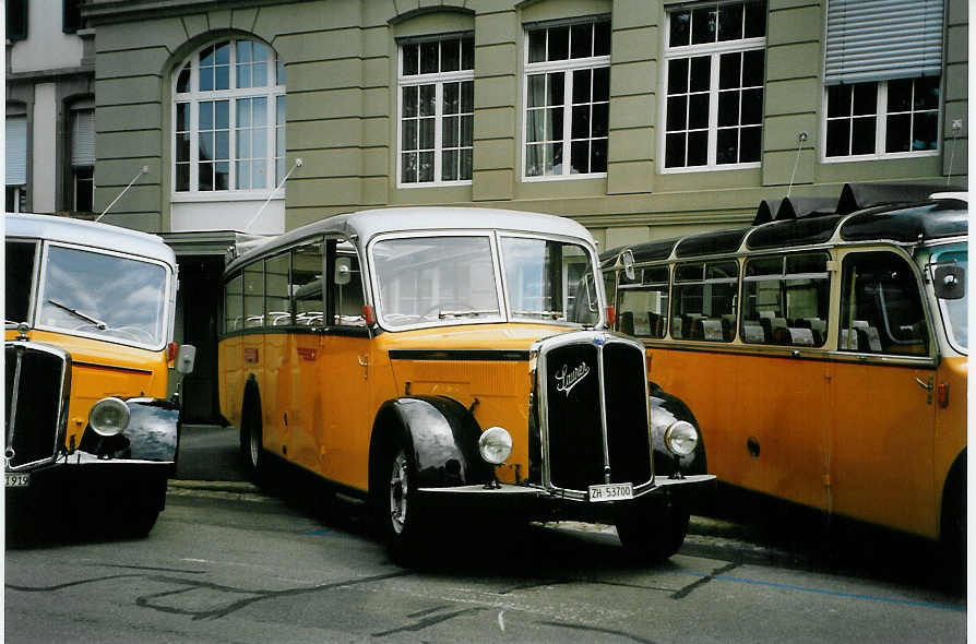(087'007) - Capaul, Feldmeilen - ZH 53'700 - Saurer/R&J (ex M+79'518; ex P 23'067; ex P 2119) am 25. Juni 2006 in Bern, Museum f�r Kommunikation