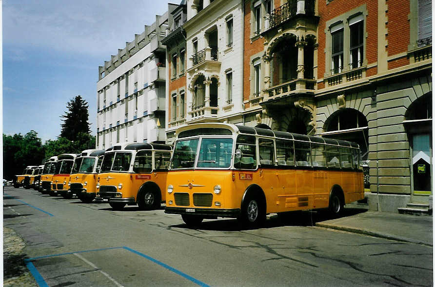 (087'030) - Ott, Ortschwaben - BE 408'850 - FBW/FHS (ex Nef, Hemberg; ex Mathis, Chur; ex P 24'163) am 25. Juni 2006 in Bern, Museum f�r Kommunikation