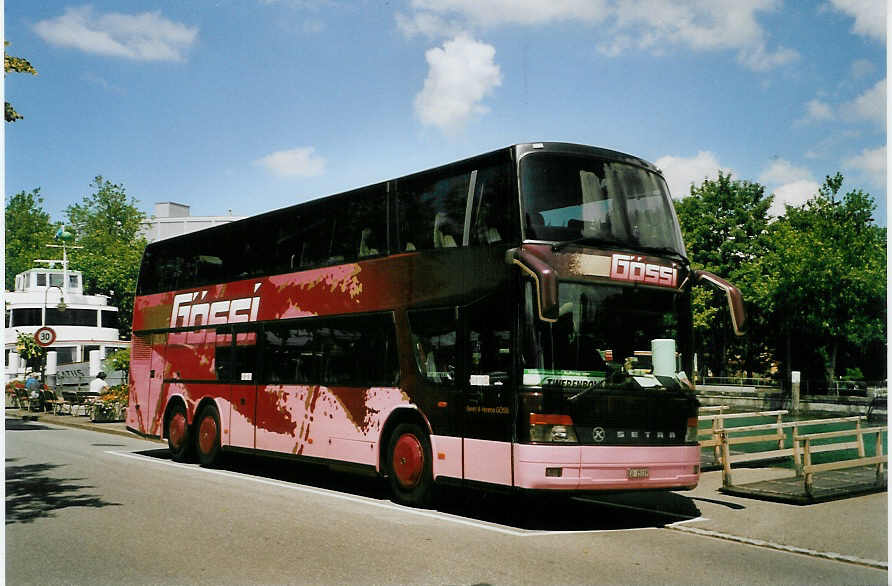 (087'108) - G�ssi, Horw - LU 15'119 - Setra am 30. Juni 2006 bei der Schiffl�ndte Thun