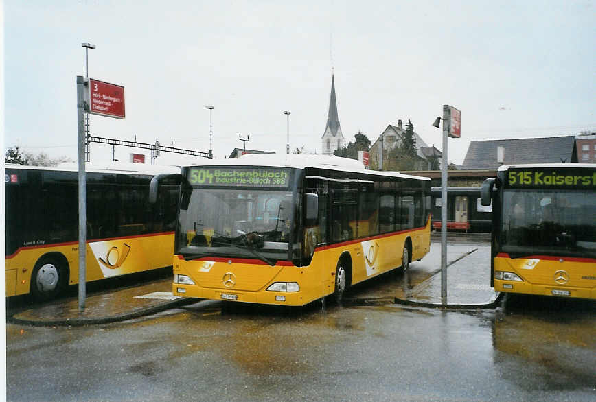 (090'616) - PostAuto Z�rich - Nr. 6/ZH 578'936 - Mercedes am 11. November 2006 beim Bahnhof B�lach