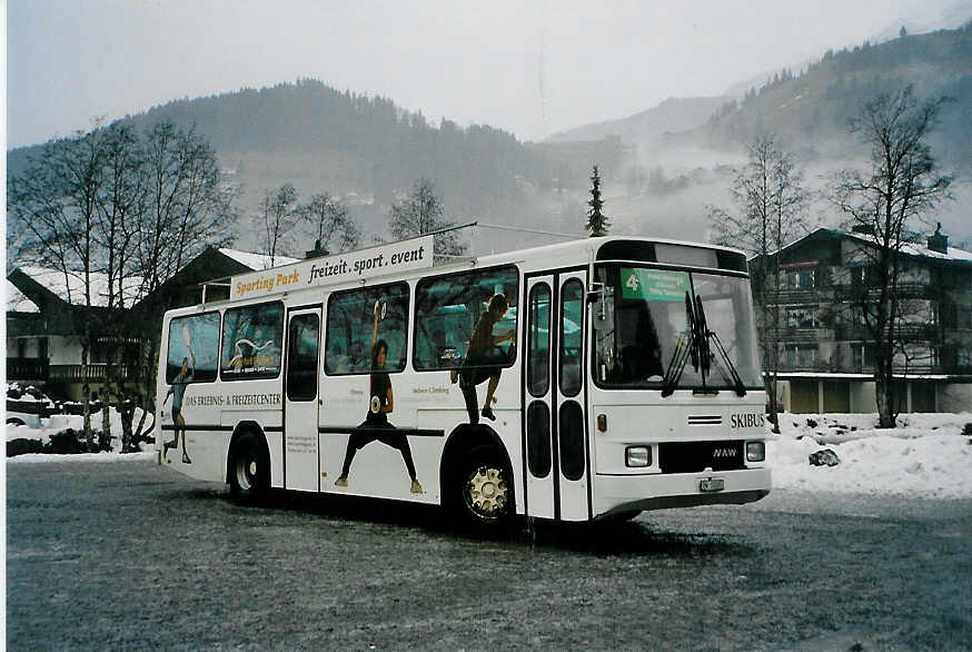 (091'218) - EAB Engelberg - OW 10'265 - NAW/Hess (ex RTB Altst�tten Nr. 49) am 1. Januar 2007 in Engelberg, Talstation Titlisbahnen