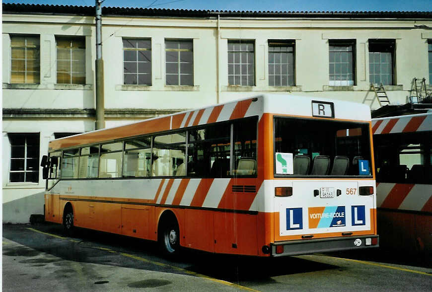 (092'911) - TPG Gen�ve - Nr. 567/GE 96'163 - Mercedes am 17. M�rz 2007 in Gen�ve, D�p�t