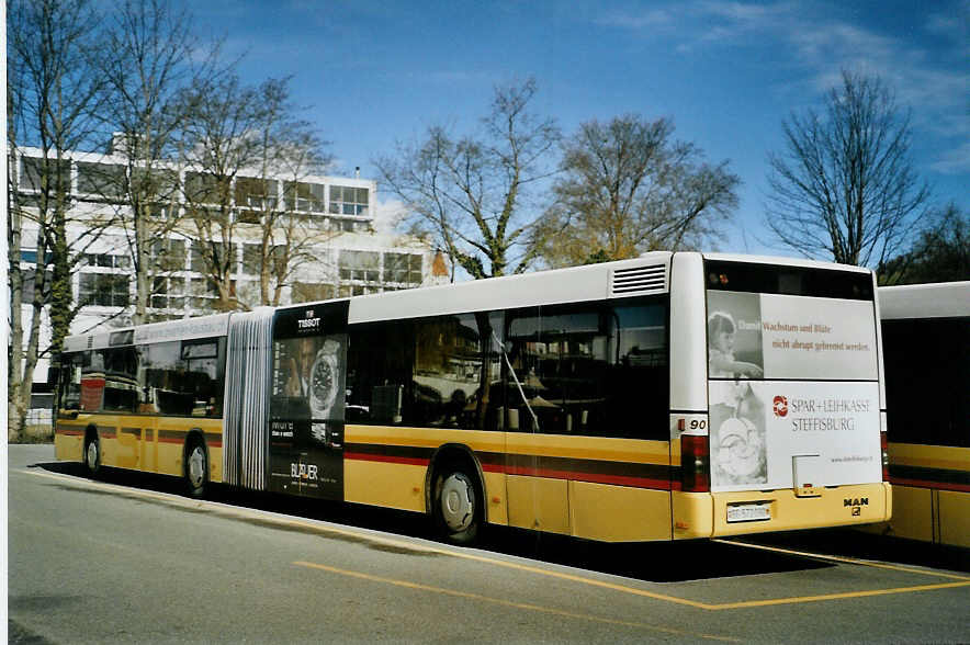 (093'011) - STI Thun - Nr. 90/BE 572'090 - MAN am 19. M�rz 2007 bei der Schiffl�ndte Thun
