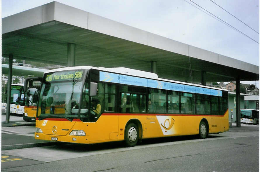 (093'305) - Rattin, Neuhausen - Nr. 12/SH 412 - Mercedes (ex Nr. 38) am 22. M�rz 2007 beim Bahnhof Schaffhausen