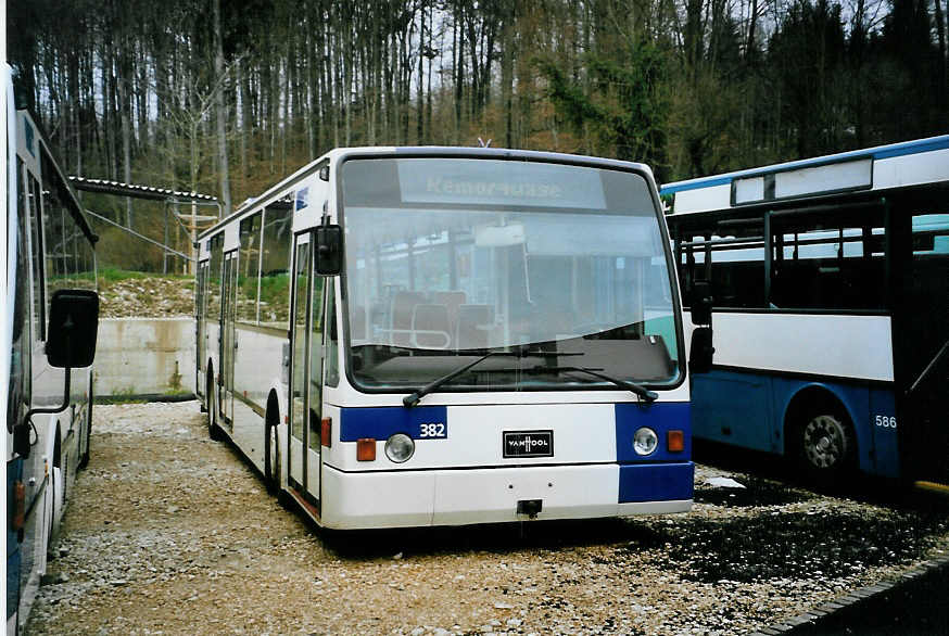 (093'422) - TL Lausanne - Nr. 382 - Van Hool am 25. M�rz 2007 in Safnern, BTR
