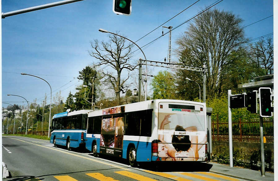 (093'835) - VBL Luzern - Nr. 315 - Lanz+Marti/Hess Personenanh�nger am 13. April 2007 in Luzern, Verkehrshaus