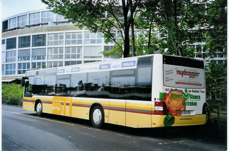 (094'432) - STI Thun - Nr. 112/BE 700'112 - MAN am 6. Mai 2007 bei der Schiffl�ndte Thun