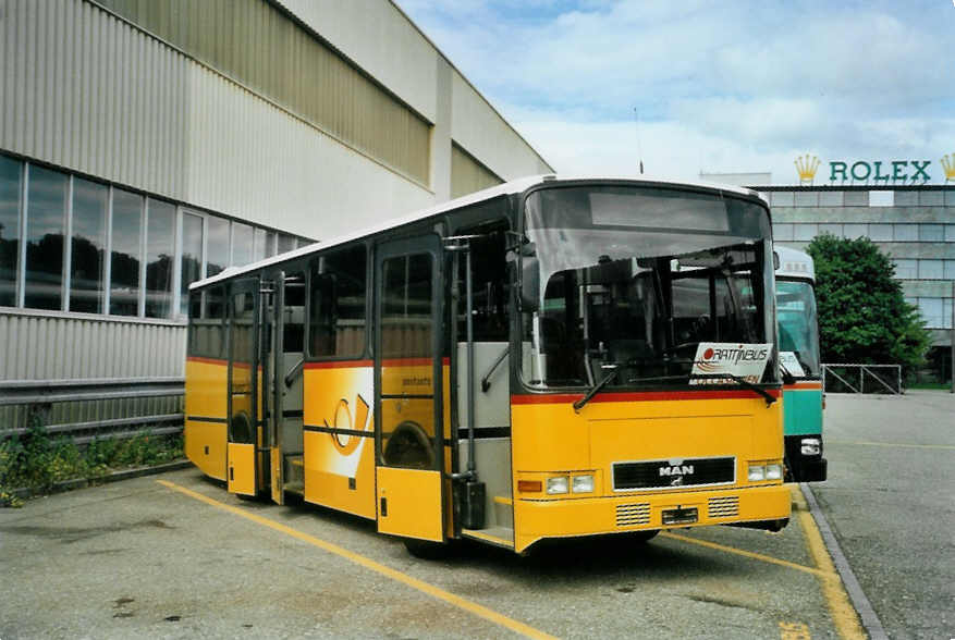 (094'918) - PostAuto Graub�nden - MAN/Lauber (ex P 23'018) am 27. Mai 2007 in Biel, Rattinbus