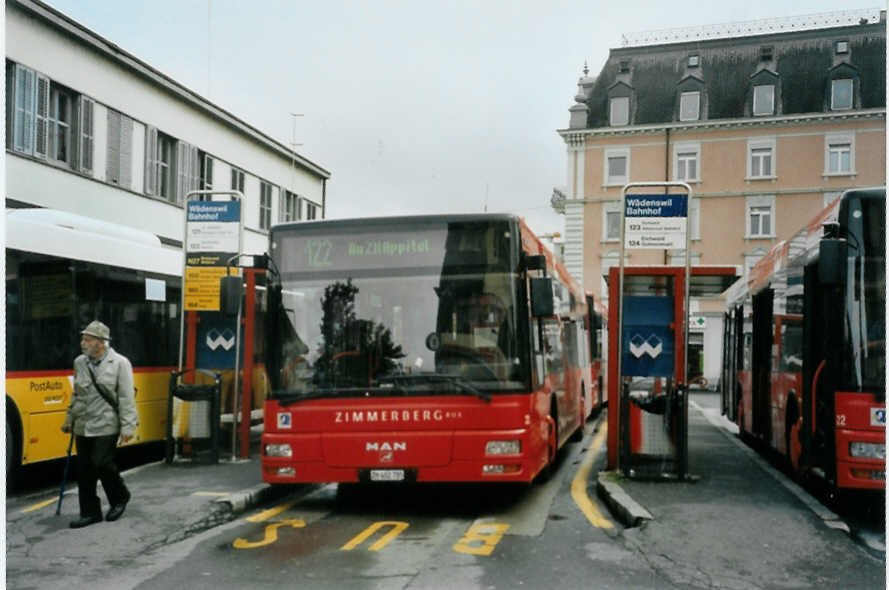 (095'228) - AHW Horgen - Nr. 23/ZH 402'785 - MAN am 2. Juni 2007 beim Bahnhof W�denswil