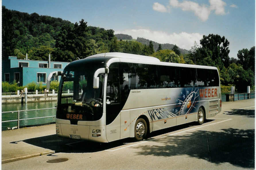 (097'006) - Aus Deutschland: Weber, Achern - OG-CW 920 - MAN am 4. August 2007 bei der Schiffl�ndte Thun