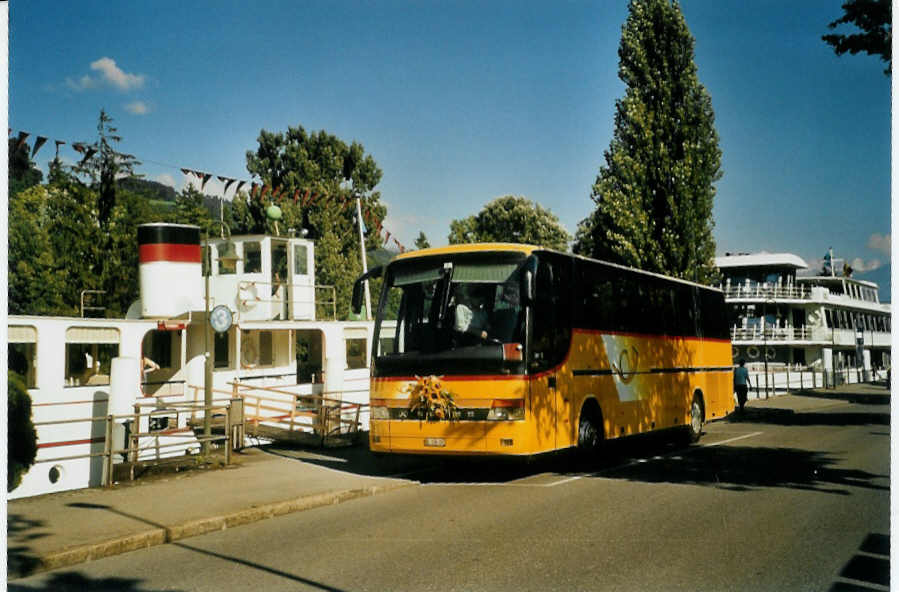 (097'009) - Moser, Teuffenthal - BE 336'192 - Setra (ex AutoPostale Ticino-Moesano; ex P 26'001; ex Barenco, Faido) am 4. August 2007 bei der Schiffl�ndte Thun