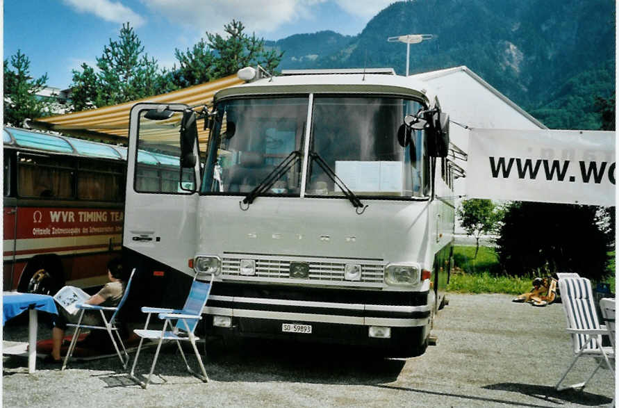 (097'326) - Aus der Schweiz: Rubitschung, M�mliswil - SO 59'893 - Setra am 18. August 2007 in Schaan, Wohnbustreffen 