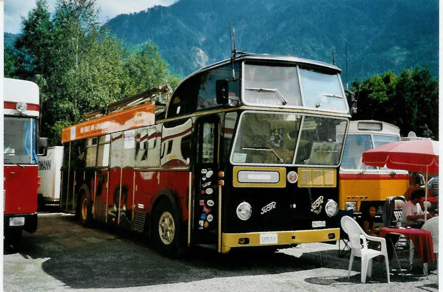 (097'333) - Aus der Schweiz: Basler, Hofstetten bei Elgg - ZH 423'503 - FBW/T�scher Hochlenker (ex VBZ Z�rich Nr. 244) am 18. August 2007 in Schaan, Wohnbustreffen