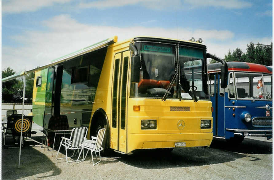 (097'424) - Aus der Schweiz: Meier, B�lach - ZH 446'579 - Mercedes/Lauber (ex Jaggi, Kippel) am 18. August 2007 in Schaan, Wohnbustreffen
