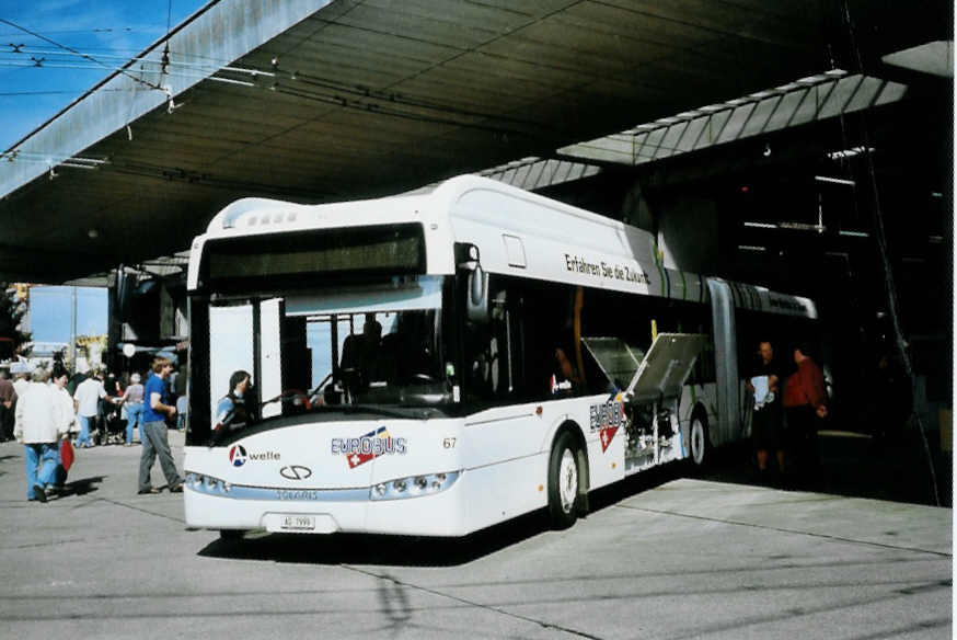 (098'621) - Knecht, Windisch - Nr. 67/AG 7999 - Solaris am 15. September 2007 in Winterthur, Depot Gr�zefeld 