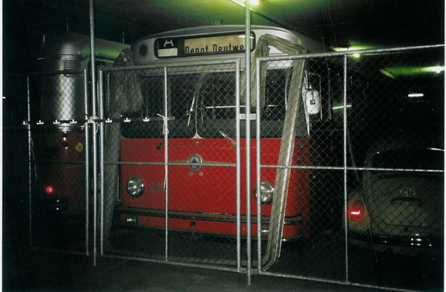 (098'629) - VW Winterthur - Nr. 210 - Saurer/T�scher am 15. September 2007 in Winterthur, Depot Gr�zefeld