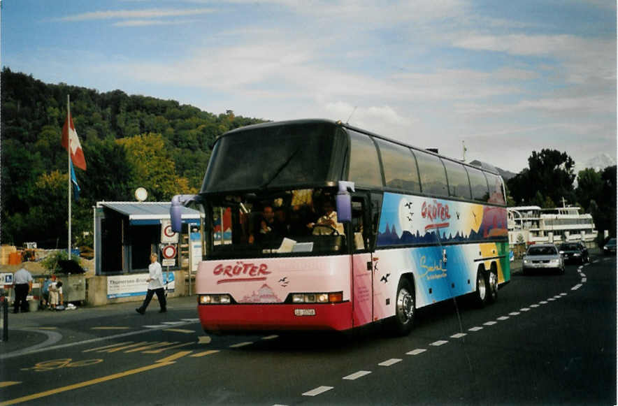 (098'730) - Gr�ter, Hochdorf - LU 15'748 - Neoplan am 22. Septemeber 2007 bei der Schiffl�ndte Thun