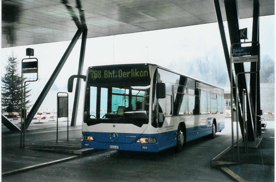 (102'313) - Welti-Furrer, Z�rich - Nr. 56/ZH 634'607 - Mercedes (ex Fr�hlich, Z�rich Nr. 607) am 23. Dezember 2007 in Z�rich, Flughafen