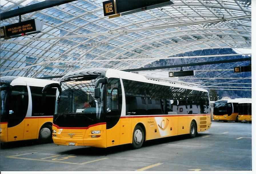 (103'901) - PostAuto Graub�nden - GR 162'991 - MAN am 4. Februar 2008 in Chur, Postautostation