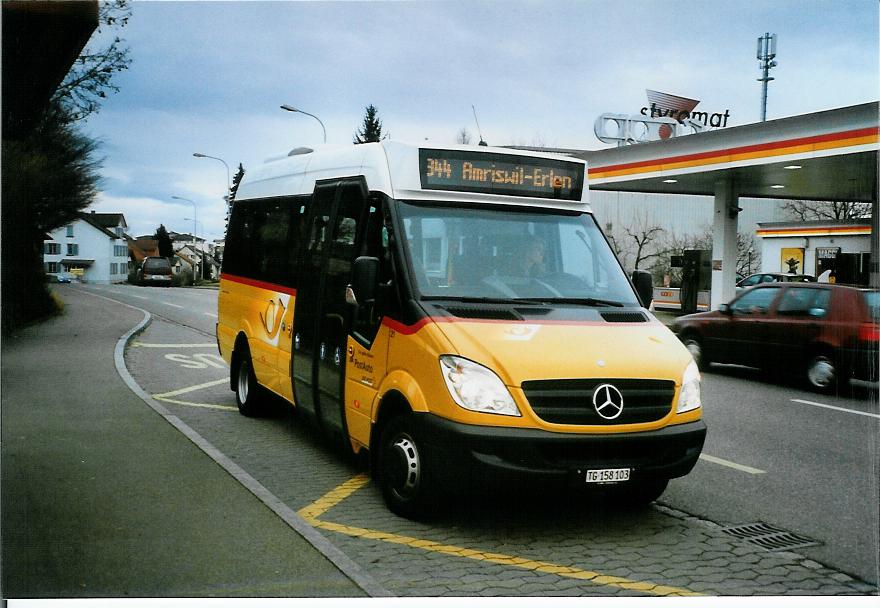 (104'123) - AOT Amriswil - Nr. 21/TG 158'103 - Mercedes am 4. Februar 2008 in Amriswil, M�hlebach