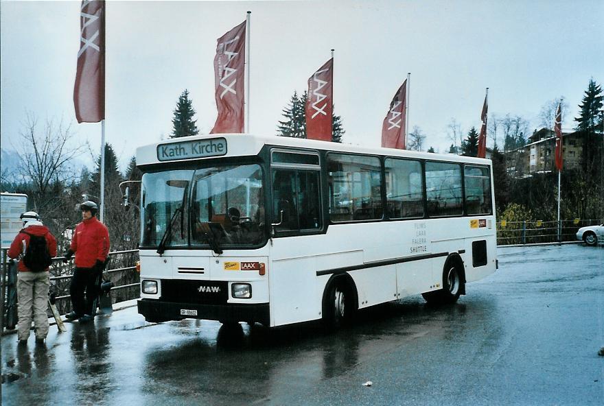 (104'801) - Stuppan, Flims - GR 88'602 - NAW/Hess (ex Niederer, Filzbach Nr. 12; ex ZVB Zug Nr. 41) am 1. M�rz 2008 in Flims, Bergbahnen