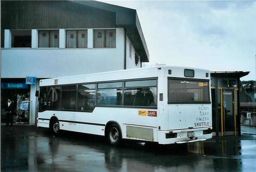 (104'805) - Stuppan, Flims - GR 52'280 - MAN/Ayats (ex ASm Langenthal Nr. 23; ex Dysli, Bern Nr. 466) am 1. M�rz 2008 in Flims, Post