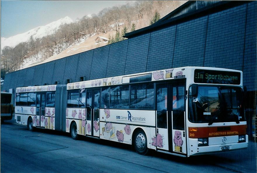(104'922) - AS Engi - Nr. 20/GL 9040 - Mercedes (ex AAGL Liestal Nr. 94) am 9. M�rz 2008 in Elm, Sportbahnen 