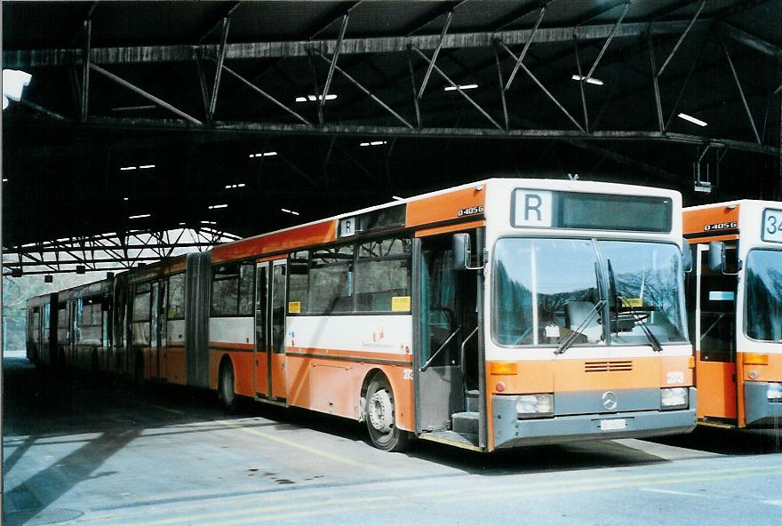 (105'201) - TPG Gen�ve - Nr. 273/GE 96'210 - Mercedes am 15. M�rz 2008 in Gen�ve, D�p�t