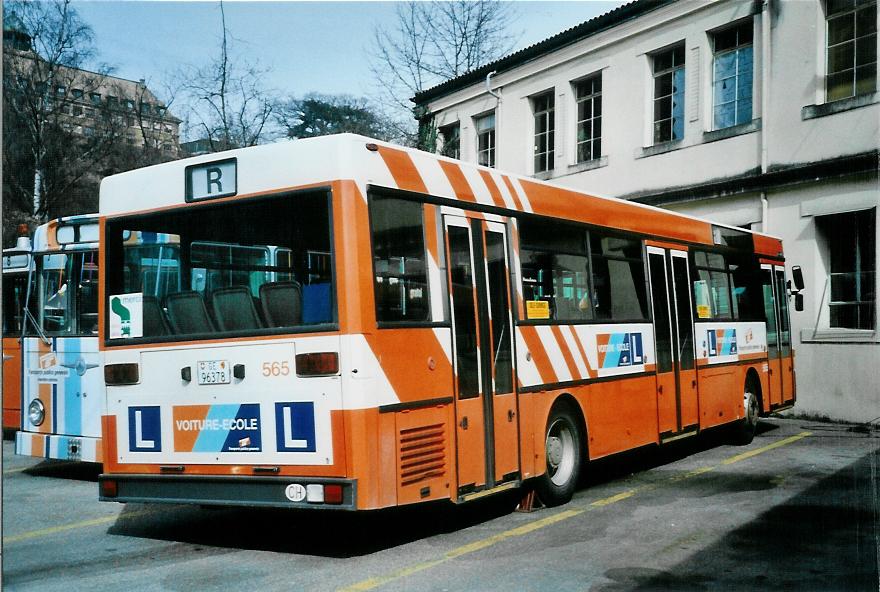 (105'207) - TPG Gen�ve - Nr. 565/GE 96'378 - Mercedes am 15. M�rz 2008 in Gen�ve, D�p�t