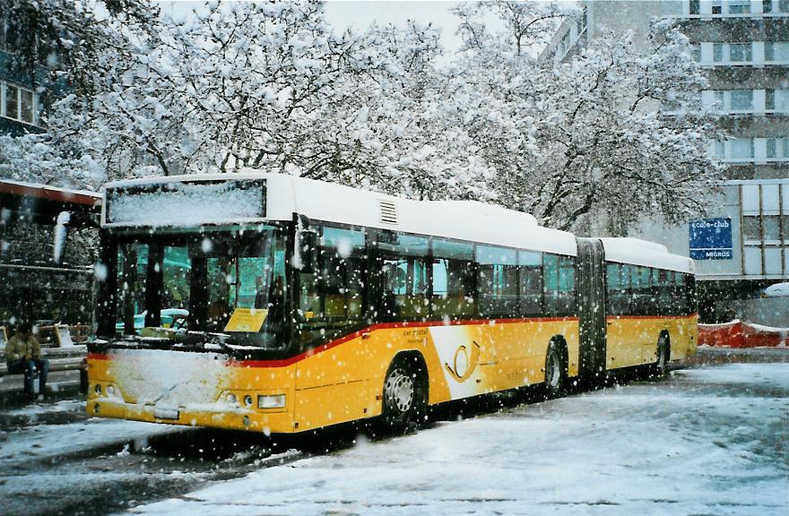 (105'617) - Buchard, Leytron - Nr. 150/VS 104'344 - Volvo am 21. M�rz 2008 beim Bahnhof Sion