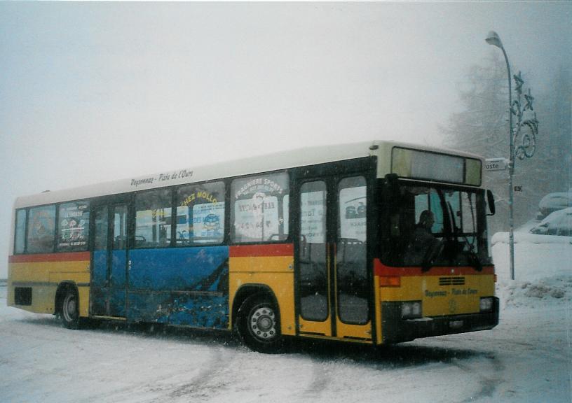 (105'621) - Buchard, Leytron - VS 33'100 - Mercedes/Hess (ex Voegtlin-Meyer, Brugg Nr. 74) am 21. M�rz 2008 in Veysonnaz, Station