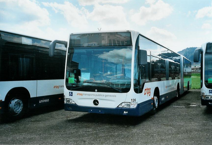 (106'410) - TPG Gen�ve - Nr. 126 - Mercedes am 13. April 2008 in Wil, Larag