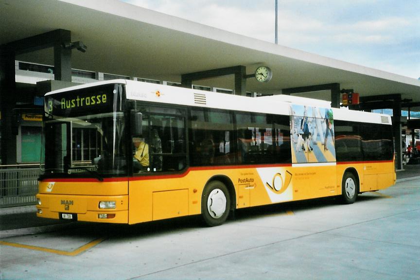 (107'217) - D�nser, Trimmis - GR 7288 - MAN am 24. Mai 2008 beim Bahnhof Chur