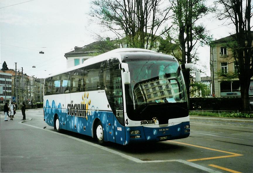(107'507) - St�cklin, Wettingen - Nr. 4/AG 246'796 - MAN am 24. Mai 2008 beim Bahnhof St. Gallen