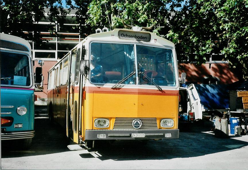 (108'020) - Gadliger, Horgen - ZH 293'555 - Saurer/T�scher (ex Lienert&Ehrler, Einsiedeln; ex Lienert, Einsiedeln) am 21. Juni 2008 in Aigle, Saurertreffen