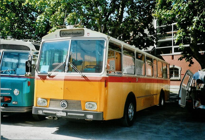 (108'102) - Gadliger, Horgen - ZH 203'555 - Saurer/T�scher (ex Lienert&Ehrler, Einsiedeln; ex Lienert, Einsiedeln) am 21. Juni 2008 in Aigle, Saurertreffen