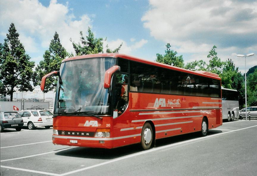 (108'425) - AFA Adelboden - Nr. 26/BE 21'181 - Setra (ex Nr. 16; ex Fr�hlich, D-Ludwigshafen/Rhein) am 27. Juni 2008 in Thun, Seestrasse
