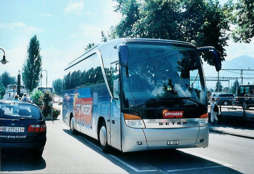 (109'736) - AGSE Eptingen - BL 6236 - Setra am 30. Juli 2008 bei der Schiffl�ndte Thun