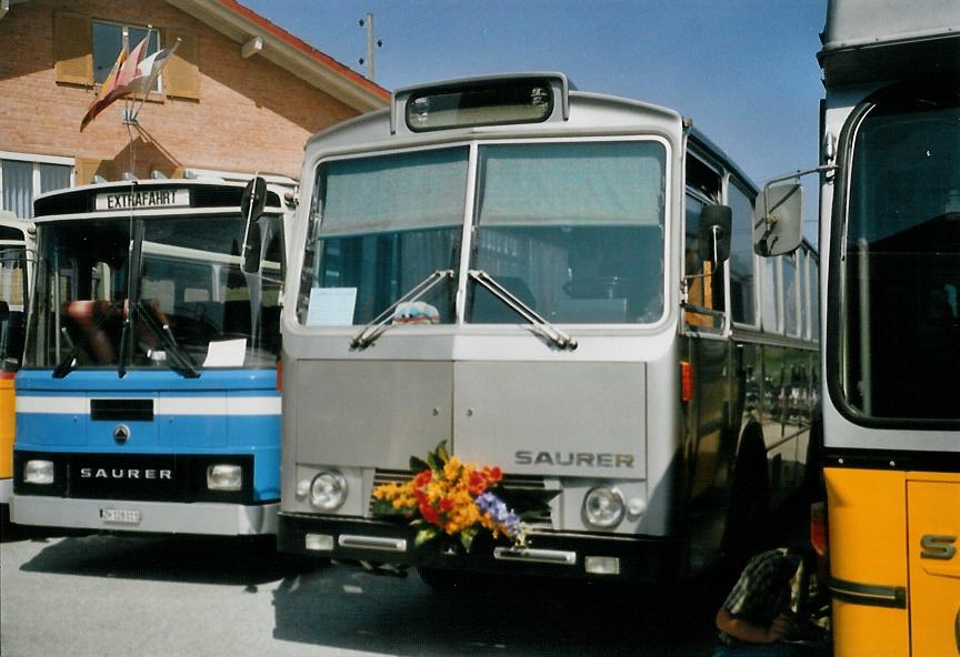 (110'529) - Gsell, Arbon - Saurer/Rizzi (ex Landolt, Z�rich; ex SAPJV, L'Isle Nr. 73; ex SAPJV, L'Isle Nr. 44; ex P 24'663) am 30. August 2008 in Niederbipp, Saurertreffen