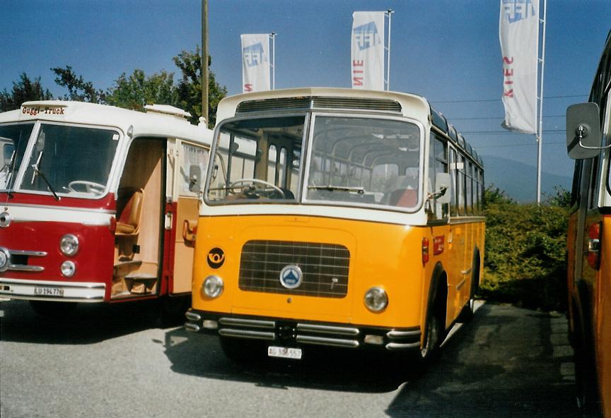 (110'536) - Streiff, Gelterkinden - AG 306'557 - Saurer/Gangloff (ex Oldie-Tours Z�risee, Wollerau; ex OTAG, Wald; ex Leibundgut, Obergoldbach; ex Krebs, Belpberg) am 30. August 2008 in Niederbipp, Saurertreffen